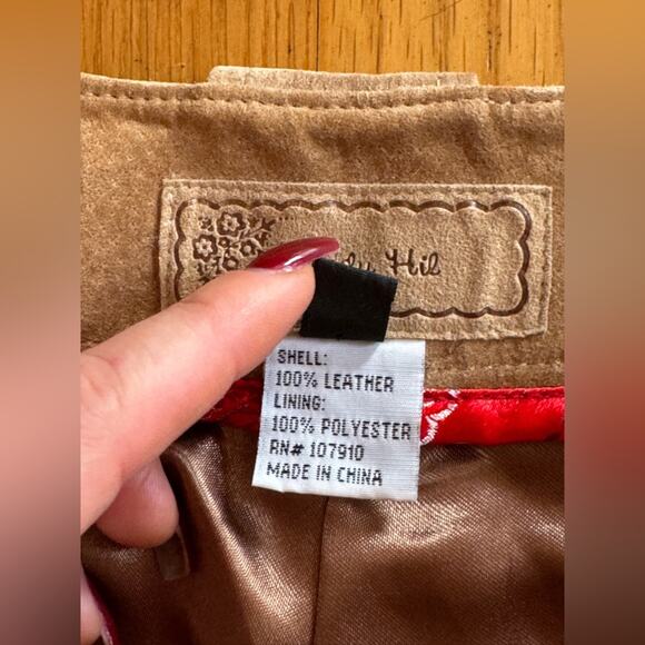 Y2K Vintage Brown Suede Pants - Picture 10 of 11